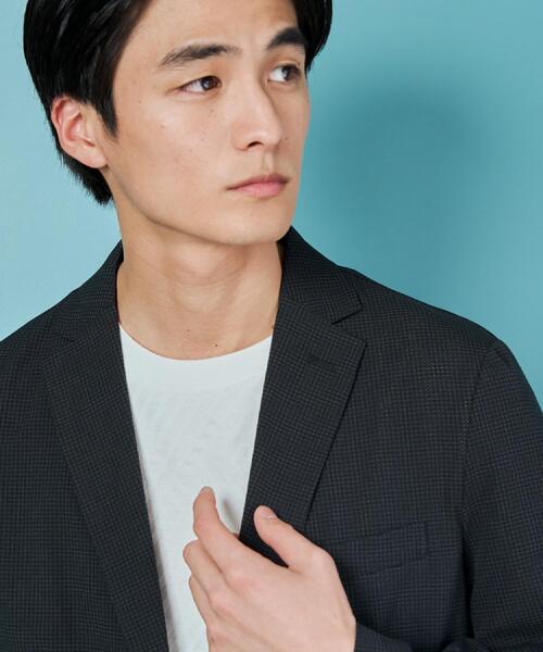 THE SHOP TK （ザ ショップ ティーケー ）の「ライトドッツジャケット【セットアップ可/洗濯機OK】（テーラードジャケット・メンズ・ブラウン系その他/チャコールグレー/ネイビー・01/02/03/04）」の16枚目の写真