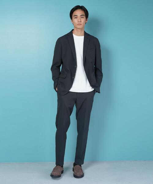 THE SHOP TK （ザ ショップ ティーケー ）の「ライトドッツジャケット【セットアップ可/洗濯機OK】（テーラードジャケット・メンズ・ブラウン系その他/チャコールグレー/ネイビー・01/02/03/04）」の21枚目の写真