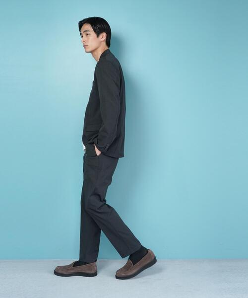 THE SHOP TK （ザ ショップ ティーケー ）の「ライトドッツジャケット【セットアップ可/洗濯機OK】（テーラードジャケット・メンズ・ブラウン系その他/チャコールグレー/ネイビー・01/02/03/04）」の22枚目の写真