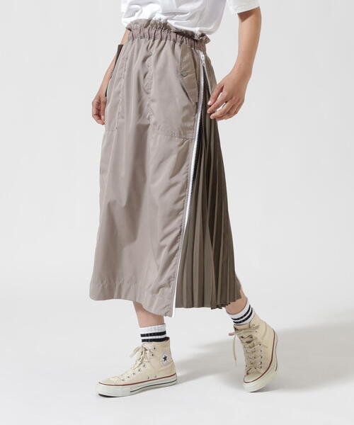 DROIT BELLO（ドロイトベロ）の「DROIT BELLO（ドロイトベロ）サイドZIPプリーツスカート（スカート・レディース・ベージュ/ブラック・M/S）」の14枚目の写真