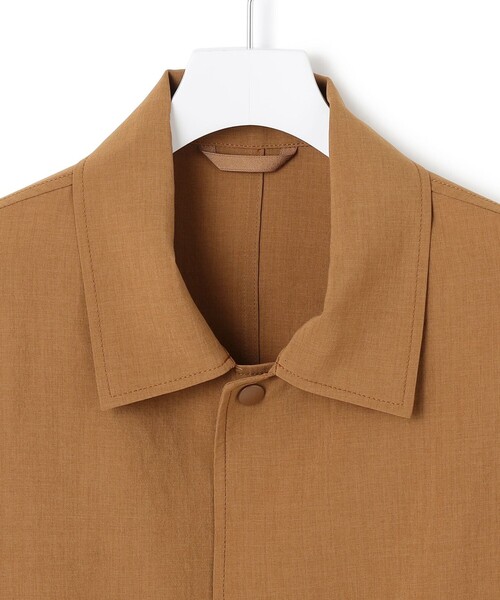 J.PRESS YORK STREET(ジェイプレスヨークストリート)の「【UNISEX】リネンライク コーチジャケット(ブルゾン・メンズ・ブラウン系/ライトグレー系/ブラック系・SMALL/MEDIUM/LARGE)」の12枚目の写真