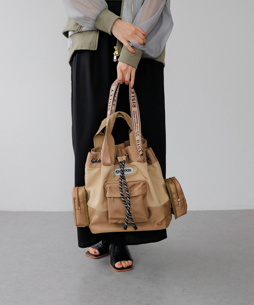 新品　入手困難❣️RISLEY×OUTDOOR Wハンドルトートバッグ　旅行　希少 OUTDOOR PRODUCTS（アウトドアプロダクツ）の「【RISLEY×OUTDOOR
