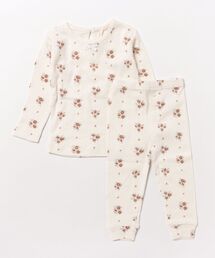 Quincy Mae（クインシーメイ）の「Pointelle Long Sleeve Tee + Legging || Autumn Flora（その他ベビー用品）」