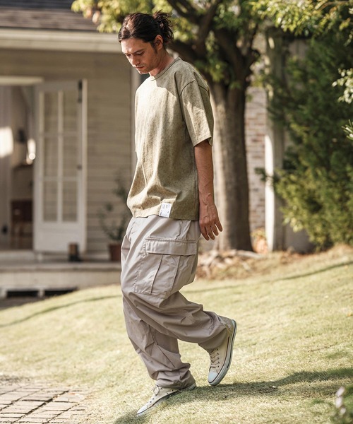 CAMBIO（カンビオ）の「mp13624- TCツイル裾ゴムストッパーカーゴパンツ（カーゴパンツ・メンズ・ブラック/オフホワイト/カーキ・M/L/XL）」の7枚目の写真