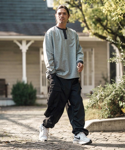 mp13624- TCツイル裾ゴムストッパーカーゴパンツ（カーゴパンツ