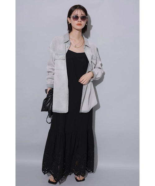 新品　Arpege story  オーバーサイズ　デニムシャツ　Sサイズ デニムシャツ（シャツ/ブラウス）｜Arpege story（アルページュ