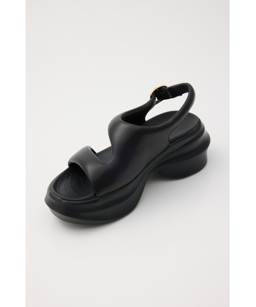 STACCATO（スタッカート）の「ﾗｳﾝﾄﾞｼｪｲﾌﾟｽﾘﾝｸﾞｻﾝﾀﾞﾙ（サンダル・レディース・ホワイト/ブラック・22.5cm/23.0cm/23.5cm/24.0cm/24.5cm）」の9枚目の写真