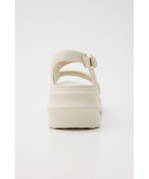 STACCATO（スタッカート）の「ﾗｳﾝﾄﾞｼｪｲﾌﾟｽﾘﾝｸﾞｻﾝﾀﾞﾙ（サンダル・レディース・ホワイト/ブラック・22.5cm/23.0cm/23.5cm/24.0cm/24.5cm）」の15枚目の写真