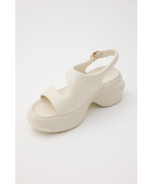 STACCATO（スタッカート）の「ﾗｳﾝﾄﾞｼｪｲﾌﾟｽﾘﾝｸﾞｻﾝﾀﾞﾙ（サンダル・レディース・ホワイト/ブラック・22.5cm/23.0cm/23.5cm/24.0cm/24.5cm）」の18枚目の写真