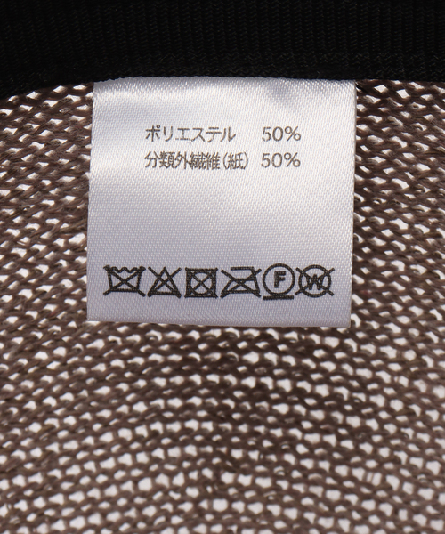 B.C STOCK（ベーセーストック）の「ペーパーサーモキャップ（ハット・レディース・ブラック/アイボリー/チャコールグレー・FREE）」の9枚目の写真