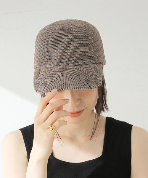 B.C STOCK（ベーセーストック）の「ペーパーサーモキャップ（ハット・レディース・ブラック/アイボリー/チャコールグレー・FREE）」の13枚目の写真