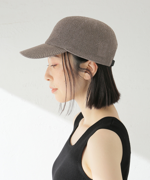 B.C STOCK（ベーセーストック）の「ペーパーサーモキャップ（ハット・レディース・ブラック/アイボリー/チャコールグレー・FREE）」の14枚目の写真