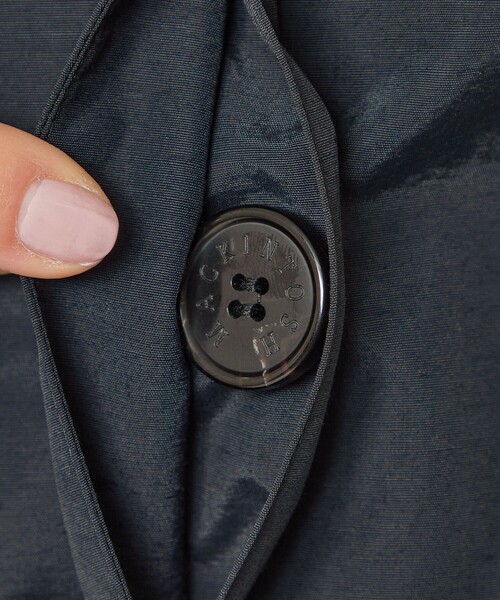 MACKINTOSH LONDON（マッキントッシュ ロンドン）の「【WEB・一部店舗限定】【CHRYSTON/クリストン】コットンナイロンダンプフーデットコート（トレンチコート・レディース・ベージュ/ブラック・38/40）」の6枚目の写真