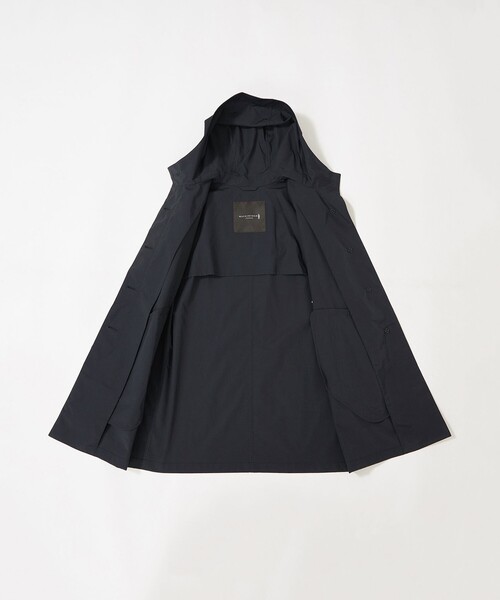 MACKINTOSH LONDON（マッキントッシュ ロンドン）の「【WEB・一部店舗限定】【CHRYSTON/クリストン】コットンナイロンダンプフーデットコート（トレンチコート・レディース・ベージュ/ブラック・38/40）」の8枚目の写真