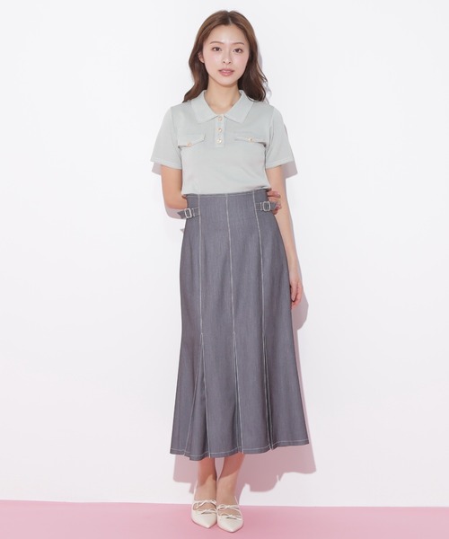 ◇ステッチポロニット（ニット/セーター）｜JILL by JILL STUART