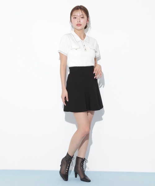 ◇ステッチポロニット（ニット/セーター）｜JILL by JILL STUART