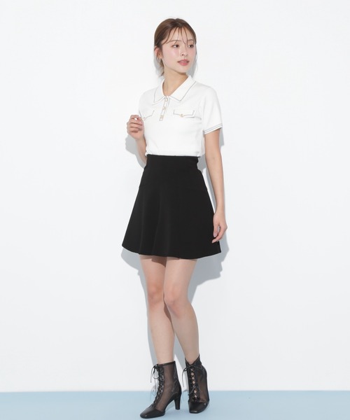 ◇ステッチポロニット（ニット/セーター）｜JILL by JILL STUART