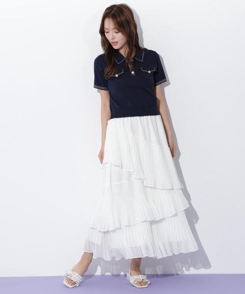 【新品】JILL by JILLSTUART　ステッチポロニット ステッチポロニット | JILL by JILL STUART（ジル バイ ジル