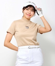 ジーフォアゴルフ レディース トップス 半袖 カットソーTシャツ ハイネック人気 楽天市場】ハイネック 半袖 レディース トップス 半袖 Tシャツ