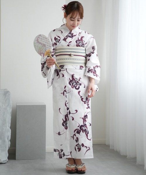 utatane(ウタタネ)の「選べる浴衣3点セット utataneオリジナル 国内染色 小袋帯(浴衣・レディース・ホワイト系1/グリーン系1/グリーン系3/ベージュ系1/ブルー系2/ネイビー系1/グリーン系2/グレー系1/ブルー系3/ブルー系1/ベージュ系2・FREE)」の20枚目の写真