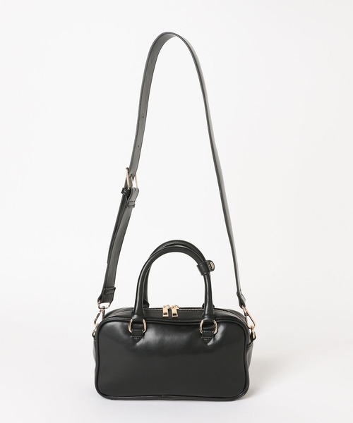 Elura（エルーラ）の「ソフトレザーミニボストン/327314（ハンドバッグ・レディース・ブラウン系その他2/ブラック・ONE SIZE）」の11枚目の写真