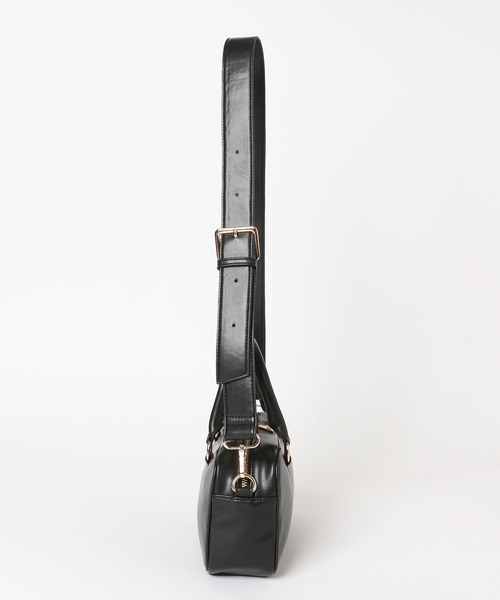 Elura（エルーラ）の「ソフトレザーミニボストン/327314（ハンドバッグ・レディース・ブラウン系その他2/ブラック・ONE SIZE）」の12枚目の写真