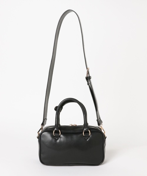 Elura（エルーラ）の「ソフトレザーミニボストン/327314（ハンドバッグ・レディース・ブラウン系その他2/ブラック・ONE SIZE）」の13枚目の写真