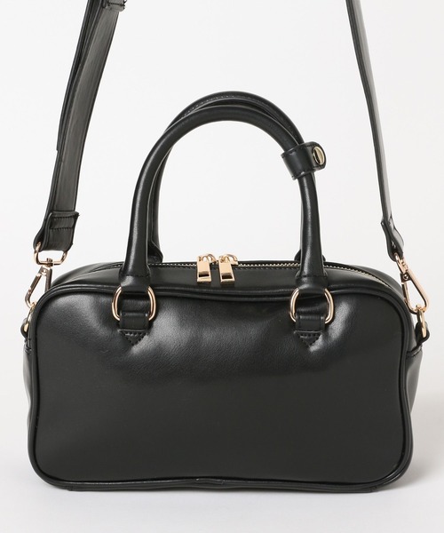 Elura（エルーラ）の「ソフトレザーミニボストン/327314（ハンドバッグ・レディース・ブラウン系その他2/ブラック・ONE SIZE）」の15枚目の写真