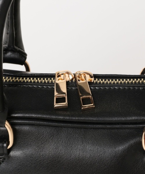 Elura（エルーラ）の「ソフトレザーミニボストン/327314（ハンドバッグ・レディース・ブラウン系その他2/ブラック・ONE SIZE）」の19枚目の写真