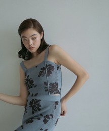 anuke(アンヌーク) Velourstrap Frill Camisole