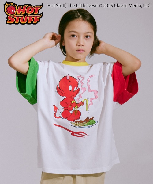 PEARL JAM SATAN DOG プリントTシャツ S相当(160) セール】【PAIRMANON STREET】【HOT STUFF】プリント Tシャツ（Tシャツ