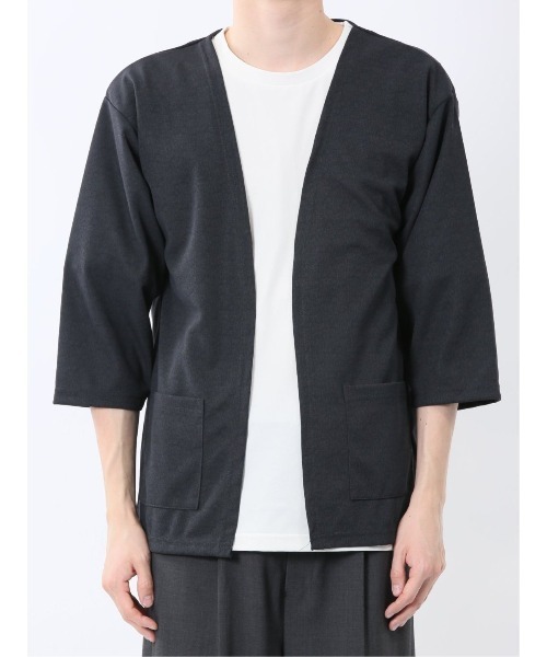 m.f.editorial(エムエフエディトリアル)の「アンサンブル 2枚 セット メンズ 7分袖 カーディガン & 半袖 Tシャツ カウラ/Kaule(アンサンブル・メンズ・グレー系その他2/ブルー/ライトグレー・LARGE/X-LARGE/MEDIUM)」の16枚目の写真