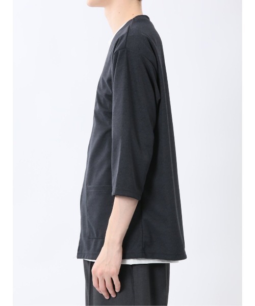 m.f.editorial(エムエフエディトリアル)の「アンサンブル 2枚 セット メンズ 7分袖 カーディガン & 半袖 Tシャツ カウラ/Kaule(アンサンブル・メンズ・グレー系その他2/ブルー/ライトグレー・LARGE/X-LARGE/MEDIUM)」の17枚目の写真