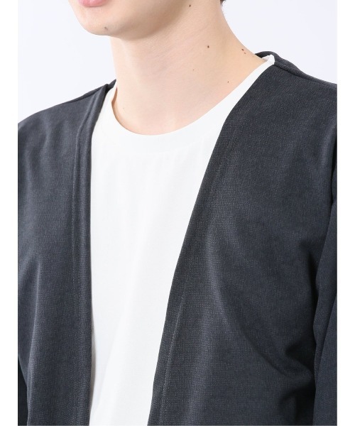 m.f.editorial(エムエフエディトリアル)の「アンサンブル 2枚 セット メンズ 7分袖 カーディガン & 半袖 Tシャツ カウラ/Kaule(アンサンブル・メンズ・グレー系その他2/ブルー/ライトグレー・LARGE/X-LARGE/MEDIUM)」の19枚目の写真