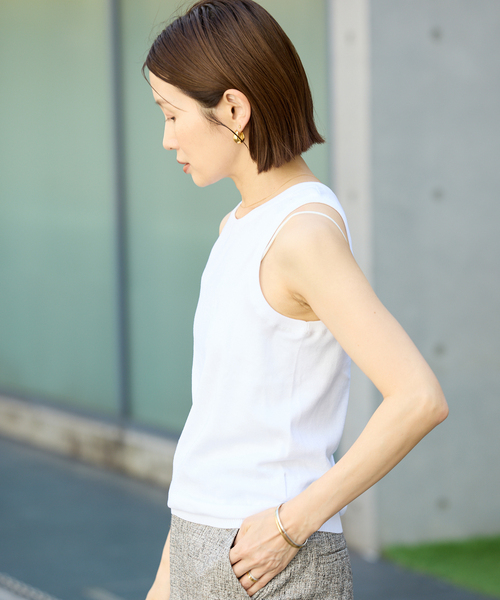 Mer-Cotton セーターマシーン アメスリトップス