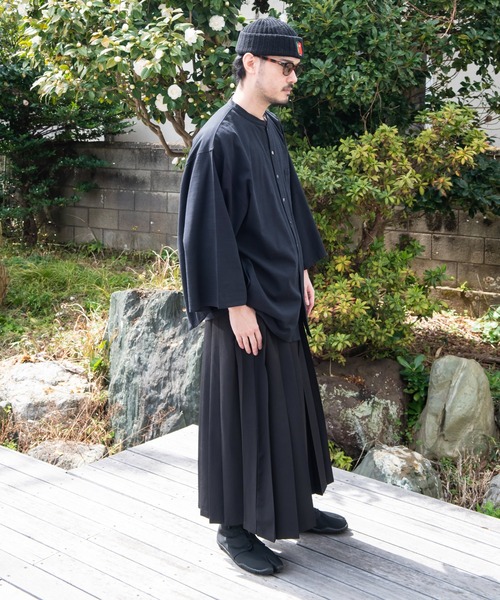 カヤ（カヤ）の「【カヤ】夜趣 袴ならいメンズパンツ（その他パンツ・メンズ・ベージュ/スミクロ/ネイビー・FREE）」の8枚目の写真