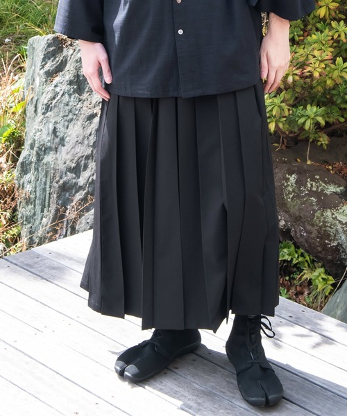 カヤ（カヤ）の「【カヤ】夜趣 袴ならいメンズパンツ（その他パンツ・メンズ・ベージュ/スミクロ/ネイビー・FREE）」の6枚目の写真