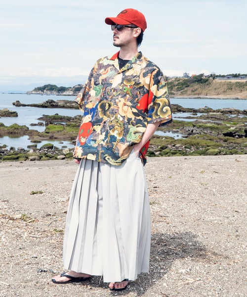 カヤ（カヤ）の「【カヤ】夜趣 袴ならいメンズパンツ（その他パンツ・メンズ・ベージュ/スミクロ/ネイビー・FREE）」の11枚目の写真