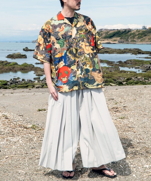 カヤ（カヤ）の「【カヤ】夜趣 袴ならいメンズパンツ（その他パンツ・メンズ・ベージュ/スミクロ/ネイビー・FREE）」の12枚目の写真