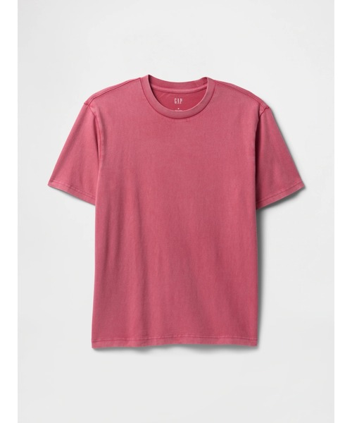 GAP(ギャップ)の「ヘビーウェイト オリジナルTシャツ(ユニセックス)(Tシャツ/カットソー・メンズ・ブラック/オフホワイト/ブルー系その他/ホワイト×ネイビー/ネイビー/ピンク系その他/ダークグリーン/カーキ/パープル/ブラウン・S/M/L/XL/XS)」の19枚目の写真