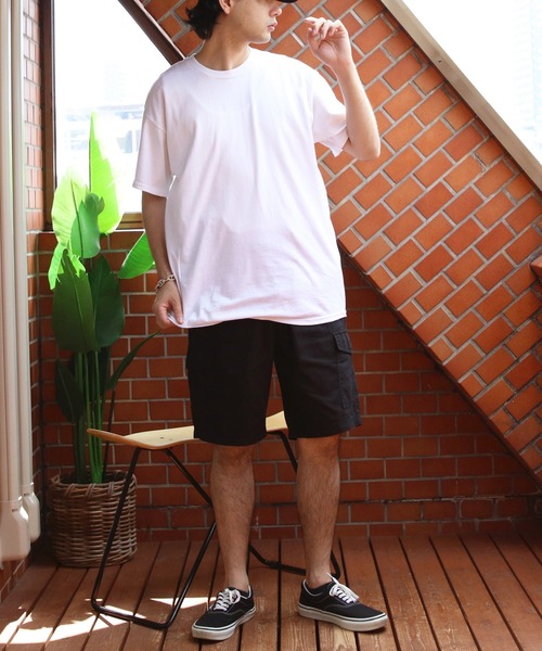 HANES(ヘインズ)の「Hanes チノカーゴショートパンツ(チノパンツ・メンズ・ブラック/カーキ/ベージュ/ネイビー・X-LARGE/MEDIUM/LARGE)」の13枚目の写真