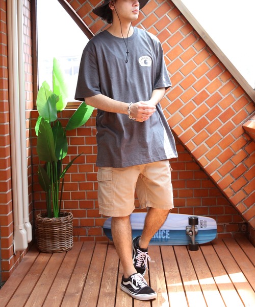 HANES(ヘインズ)の「Hanes チノカーゴショートパンツ(チノパンツ・メンズ・ブラック/カーキ/ベージュ/ネイビー・X-LARGE/MEDIUM/LARGE)」の20枚目の写真