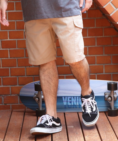 HANES(ヘインズ)の「Hanes チノカーゴショートパンツ(チノパンツ・メンズ・ブラック/カーキ/ベージュ/ネイビー・X-LARGE/MEDIUM/LARGE)」の14枚目の写真