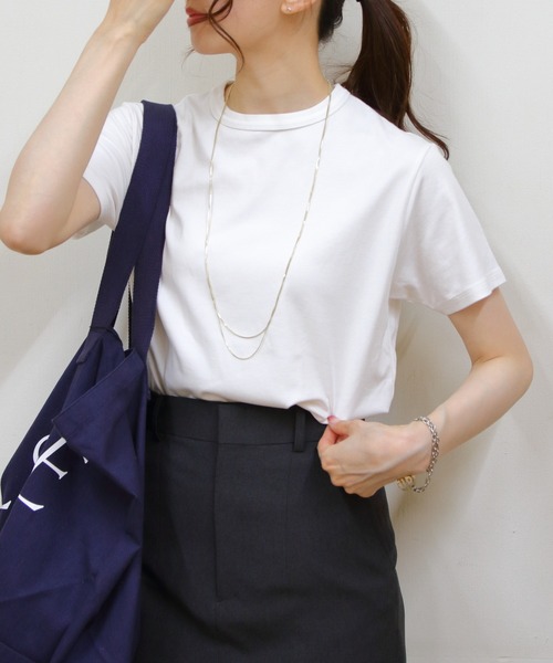 THE SHINZONE（ザ　シンゾーン）の「THE SHINZONE/シンゾーン　オーサムTEE　AWESOME TEE　25MMSCU17（Tシャツ/カットソー・レディース・ブラック/グレー/ホワイト・FREE）」の4枚目の写真