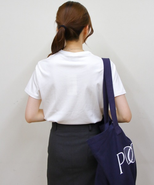 THE SHINZONE（ザ　シンゾーン）の「THE SHINZONE/シンゾーン　オーサムTEE　AWESOME TEE　25MMSCU17（Tシャツ/カットソー・レディース・ブラック/グレー/ホワイト・FREE）」の6枚目の写真