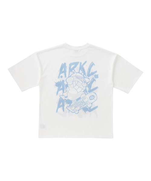 ANPANMAN KIDS COLLECTION(アンパンマンキッズコレクション)の「ばいきんまんコキンちゃんストリートTシャツ大人(Tシャツ/カットソー・レディース・オフホワイト/ブラック・LL/L/M/S)」の5枚目の写真