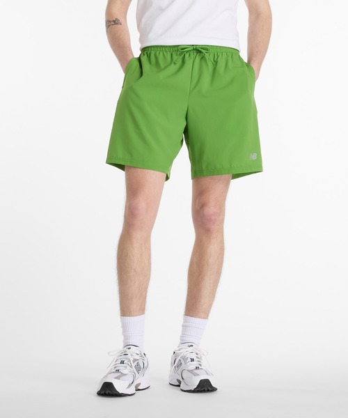 NEW BALANCE(ニューバランス)の「Sport Essentials ショーツ7インチ(インナー無し)(その他パンツ・メンズ・グリーン/ライトブルー・X-LARGE/LARGE/MEDIUM/SMALL)」の2枚目の写真