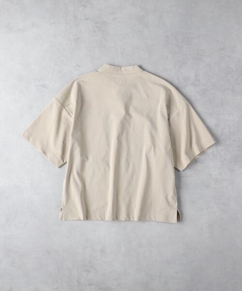 Right-on(ライトオン)の「【Refurbish】バンドカラー半袖シャツ(シャツ/ブラウス・キッズ・ブラック/ベージュ・130/140/150/160)」の21枚目の写真