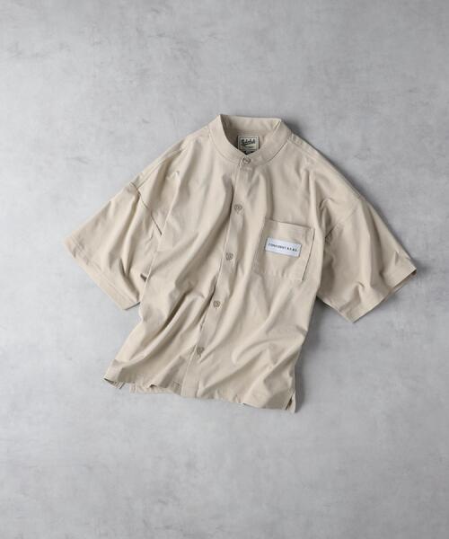 Right-on(ライトオン)の「【Refurbish】バンドカラー半袖シャツ(シャツ/ブラウス・キッズ・ブラック/ベージュ・130/140/150/160)」の22枚目の写真