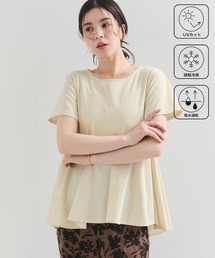 新品✨アダムエロペ♡カットソー♡Tシャツ♡ベージュ♡モカ ADAM ET ROPÉ FEMME(アダム エ ロペ ファム) / 【サステナブル